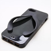 MINIOPAL CASE 83732 [iPhone5用 サンダルシリーズ ブラック ストラップ穴有り]