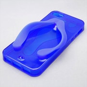 MINIOPAL CASE 83688 [iPhone5用 サンダルシリーズ ブルー ストラップ穴有り]