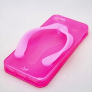 MINIOPAL CASE 83695 [iPhone5用 サンダルシリーズ ピンク ストラップ穴有り]