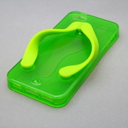 MINIOPAL CASE 83701 [iPhone5用 サンダルシリーズ グリーン ストラップ穴有り]