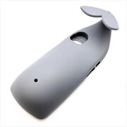 MINIOPAL CASE 89345 [iPhone5用 クジラシリーズ グレー 立てかけイヤホン収納]