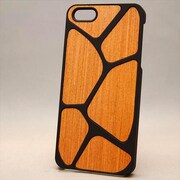 MINIOPAL CASE 90433 [iPhone5用 木柄コレクション ブラック×ブラウン]