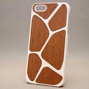 MINIOPAL CASE 90440 [iPhone5用 木柄コレクション ホワイト×ブラウン]