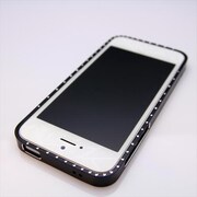 MINIOPAL CASE 06943 [iPhone5用 軽量バンパー ブラック ストーン付]