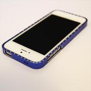 MINIOPAL CASE 06967 [iPhone5用 軽量バンパー ブルー ストーン付]