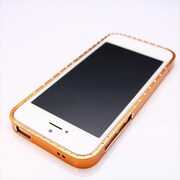 MINIOPAL CASE 06981 [iPhone5用 軽量バンパー オレンジ ストーン付]