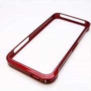 MINIOPAL CASE 90518 [iPhone5用 バンパー レッド 高質ネジ留め金属]