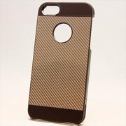 MINIOPAL CASE 86115 [iPhone5用 カーボン調アルミシリーズ シルバー×ブラック]