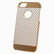 MINIOPAL CASE 86122 [iPhone5用 カーボン調アルミシリーズ シルバー×シルバー]