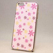 MINIOPAL CASE 80335 [iPhone5用 花畑シリーズ ライトピンク×シルバー]