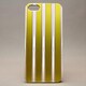 MINIOPAL CASE 84272 [iPhone5用 ストライプシリーズ グリーン×シルバー]