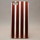 MINIOPAL CASE 84241 [iPhone5用 ストライプシリーズ ブラウン×シルバー]