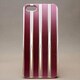 MINIOPAL CASE 86870 [iPhone5用 ストライプシリーズ ライトピンク×シルバー]