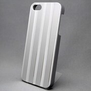 MINIOPAL CASE 91935 [iPhone5用 ストライプシリーズ シルバー×シルバー]