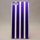 MINIOPAL CASE 87709 [iPhone5用 ストライプシリーズ ブルー×シルバー]