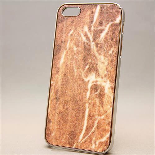 MINIOPAL CASE 80694 [iPhone5用 背面カバータイプ オレンジ×シルバー 惑星シリーズ]