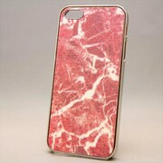 MINIOPAL CASE 81868 [iPhone5用 背面カバータイプ レッド×シルバー 惑星シリーズ]