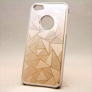 MINIOPAL CASE 82315 [iPhone5用 背面カバータイプ シルバー×シルバー ３Ｄ調▲柄]