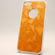 MINIOPAL CASE 82292 [iPhone5用 背面カバータイプ ゴールド×シルバー ３Ｄ調]