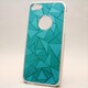 MINIOPAL CASE 07346 [iPhone5用 背面カバータイプ ライトブルー×シルバー ３Ｄ調]