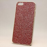 MINIOPAL CASE 87204 [iPhone5用 背面カバータイプ ブラウン×シルバー ブツブツシリーズ]