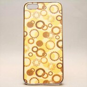 MINIOPAL CASE 19448 [iPhone5用 バブルシリーズ イエローオレンジ×シルバー]