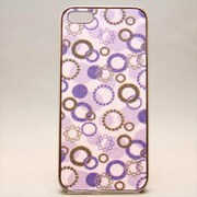 MINIOPAL CASE 19455 [iPhone5用 バブルシリーズ パープル×シルバー]