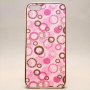 MINIOPAL CASE 19462 [iPhone5用 バブルシリーズ ピンク×シルバー]