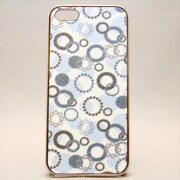 MINIOPAL CASE 19486 [iPhone5用 バブルシリーズ ライトブルー×シルバー]