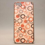 MINIOPAL CASE 19509 [iPhone5用 バブルシリーズ オレンジ×シルバー]