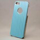 MINIOPAL CASE 91720 [iPhone5用 単色アルミシリーズ ライトブルー×シルバー]