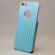 MINIOPAL CASE 91720 [iPhone5用 単色アルミシリーズ ライトブルー×シルバー]