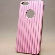 MINIOPAL CASE 86047 [iPhone5用 単色アルミシリーズ ライトピンク×シルバー]