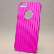 MINIOPAL CASE 86054 [iPhone5用 単色アルミシリーズ ピンク×シルバー]