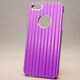 MINIOPAL CASE 86061 [iPhone5用 単色アルミシリーズ パープル×シルバー]