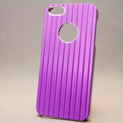 MINIOPAL CASE 86061 [iPhone5用 単色アルミシリーズ パープル×シルバー]