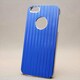 MINIOPAL CASE 85910 [iPhone5用 単色アルミシリーズ ブルー×シルバー]