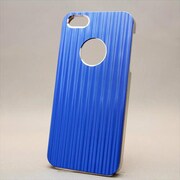 MINIOPAL CASE 85910 [iPhone5用 単色アルミシリーズ ブルー×シルバー]