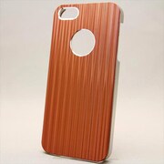 MINIOPAL CASE 85927 [iPhone5用 単色アルミシリーズ ブラウン×シルバー]