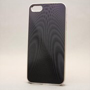 MINIOPAL CASE 80779 [iPhone5用 背面カバータイプ ブラック×シルバー 単色アルミシリーズ]