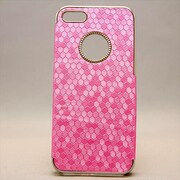 MINIOPAL CASE 87396 [iPhone5用 カーボンシリーズ ピンク×シルバー]