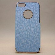 MINIOPAL CASE 88126 [iPhone5用 カーボンシリーズ ブルー×シルバー]