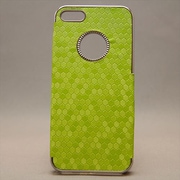 MINIOPAL CASE 88140 [iPhone5用 カーボンシリーズ グリーン×シルバー]