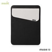 MacBook/Pro/Air 13インチ対応マイクロファイバー製ケース(ブラック) MO-ZZMUSE13-BK