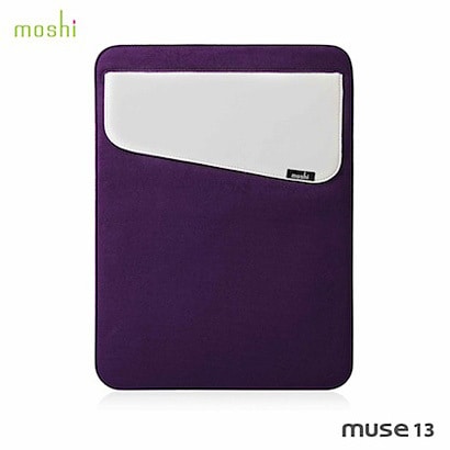 MacBook/Pro/Air 13インチ対応マイクロファイバー製ケース（パープル） MO-ZZMUSE13-PR