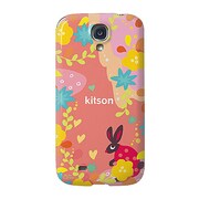 GALAXY S4 SC-04E用ケース ウサギ 赤 7218