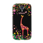 GALAXY S4 SC-04E用ケース きりん 黒 7137