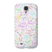 GALAXY S4 SC-04E用ケース RABBIT 白 7143