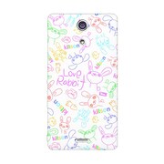 7153 [Xperia A SO-04E用ケース RABBIT 白]
