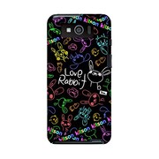 7194 [P-03Eケース LOVERABBIT 黒]